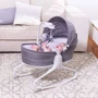 Кресло-кроватка-качалка Tiny Love 3в1 Мамины объятия серое с капюшоном: Возраст с рождения