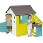 Игровой домик Smoby Радужный с летней кухней 17 аксессуаров Салатовый (810722)