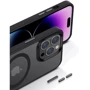 Чехол для iPhone Mobile Case TPU+PC Metal Buttons with MagSafe Colorful Black for iPhone 14 Pro: Тип аксессуара чехол