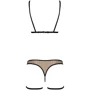 Эротический комплект нижнего белья Passion GABI SET S/M beige