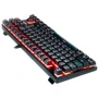 Клавиатура REAL-EL M28 RGB TKL, black: Количество клавиш 96