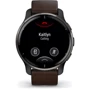 Смарт-часы Garmin Venu 2 Plus Slate Stainless Steel Bezel With Slate Case And Brown Leather Band (010-02496-15): Производитель Garmin
