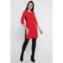 Платье FashionUp PL-1756A 44 красное повседневное до середины бедра: Состав Вискоза, Полиэстер, Эластан