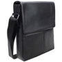 Мужская сумка планшет Borsa Leather черная (1t8870-black)