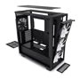 Корпус NZXT H7 Elite RGB Black (CM-H71EB-02): Матеріал передній панелі сталь
