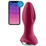 Анальная смарт вибропробка с жемчужным массажем Satisfyer Rotator Plug 2+ Violet