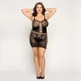 Платье сетка JSY P81168 Plus Size
