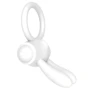 Эрекционное виброкольцо LoveToy Power Clit Cockring, White