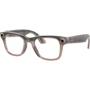 Смарт-окуляри Ray-Ban Meta Wayfarer Shiny Warm Stone- Transitions Clear/Watermelon Red size M (RW4006 6705P5 50-22)