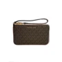 Женский клатч Michael Kors коричневый (MK0623W)