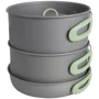 Набор посуды Bo-Camp Explorer XL 4 Pieces Hard Anodized Grey/Green (2200249) (DAS302116) фото 8