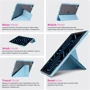Аксессуар для iPad ArmorStandart Y-type Case with Pencil Holder Blue for iPad Pro 13 2024 M4 (ARM77519): Цвет синий