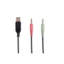Наушники 2E Gaming HG310 LED 3.5mm Black (2E-HG310B): Сопротивление наушников (Ом) 32