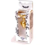 Анальная пробка с кристаллом BOSS of TOYS Boss Series - Jewellery Gold Heart PLUG Clear S, BS6400039
