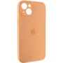 Чехол для iPhone Mobile Case Silicone Case Full Camera Protective Cantaloupe for iPhone 15 Plus: Цвет оранжевый