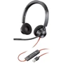 Наушники Plantronics Blackwire 3320-M USB-A (214012-01): Тип конструкции накладные