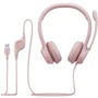 Навушники Logitech H390 USB Rose (981-001281): Чутливість (дБ) 62