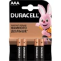 Батарейки Duracell Alkaline AAA LR03 MN2400 4 шт (81545421) фото 1