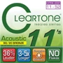 Струна для гитар Комплект струн CLEARTONE 7611 Acoustic 80/20 Bronze Ultra Light (11-52)