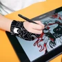 Аксессуар для графических планшетов Перчатка XP-Pen ACG15 с двумя пальцами Cat (размер Универсальный) фото 3