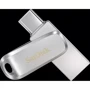 USB-флешка SanDisk 32GB Ultra Dual Drive Luxe USB 3.1/Type-C Silver (SDDDC4-032G-G46)