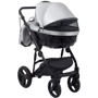 Коляска 2 в 1 Bair Crystal 100% кожа BC-31 серебро перламутр — черный (624452): Пол ребенка девочка, мальчик