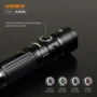Фонарь туристический Videx 4000Lm 6500K (VLF-A406): Элементы питания Li-ion 21700 4000mAh съемный