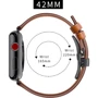 Аксессуар для Watch Luxury Italy Leather Strap Brown (BLAP181186) for Apple Watch 42/44/45/49mm Ultra фото 7