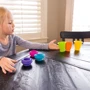 Іграшка тактильна М'які чашки Fat Brain Toys Suction Kupz 6 шт. (F183ML) фото 5