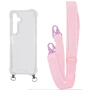 Аксессуар для смартфона WAVE Clear Case with Strap Pink Sand for Samsung A356 Galaxy A35