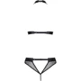 Белье с открытым доступом Passion MOONLIGHT SET Black S/M