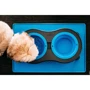 Коврик антискользящий Dexas под миски Pet Bowl Grippmat средний 33x48 см Голубой (PW9002194): Размеры 33х48 см