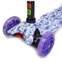 Дитячий самокат MAXI. Purple Pattern (всі колеса світяться): Кількість коліс 4