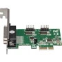 Frime PCI-E x1 to RS232+LPT (2 порта RS232 + 1порт LPT), WCH382L (ECF-PCIto2S1PWCH382.LP): Разъемы COM, LPT