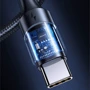 Кабель Usams Cable USB-C to USB-C PD 100W 2m Black (US-SJ525) фото 3