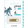 USB-флешка Wibrand 4GB Puma USB 2.0 Gold (WI2.0/PU4U1G): Стандарт USB USB 2.0