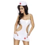 Эротический костюм медсестры Passion AKKIE SET white L/XL