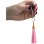 Зажимы для сосков LoveToy Bondage Fetish Glamor Tassel Nipple Clamp Pink