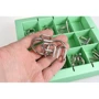 10 Metal Puzzle Green Зеленый набор