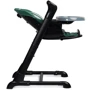 Кресло-качалка + стульчик для кормления Caretero INDIGO Black Green (Hnrt_4857): Материал металл