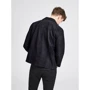 Кожаная куртка Jack & Jones 74667606 54 черная демисезон: Вид Куртки