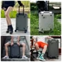 Чемодан Xiaomi Ninetygo Urevo Luggage 20" White (6941413224802): Выдвижная ручка Есть