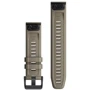 Ремінець Garmin QuickFit 22 Watch Bands Dark Sandstone Silicone (010-12863-02): Колір коричневый