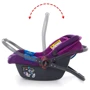 Автокресло El Camino ME 1009-2 NEWBORN purple: Группа 0+ (до 13 кг), автокресло-переноска