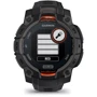 Смарт-часы Garmin Instinct 3 Solar 45mm Black with Black Band (010-02934-00): Материал ремешка Силикон