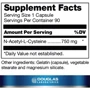 Douglas Laboratories N-Acetyl-L-Cysteine 750 mg N-ацетил-L-цистеин 90 капсул: Тип L-цистеин