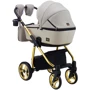 Коляска 2 в 1 Adamex Barcelona Polar (Gold) BR451 (624632): Возможность установки люльки есть