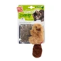 Игрушка для котов Бобренок с кошачьей мятой GiGwi Catnip искусственный мех кошачья мята 16 см (75015): Производитель GiGwi