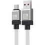 Кабель Baseus USB Cable to USB-C CoolPlay Series Fast Charging 100W 2m White (CAKW000702) фото 3
