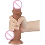 Фаллоимитатор LoveToy Sliding-Skin Dual Layer Dong 7.5" Brown